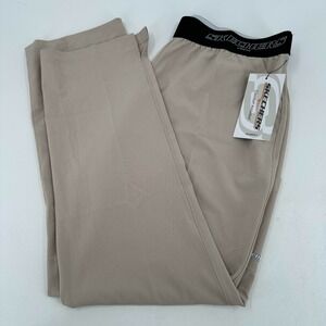 NEW Skechers by Barco Vitality Khaki Stretch Pants WOMENS Elastic 3 Pocket XL